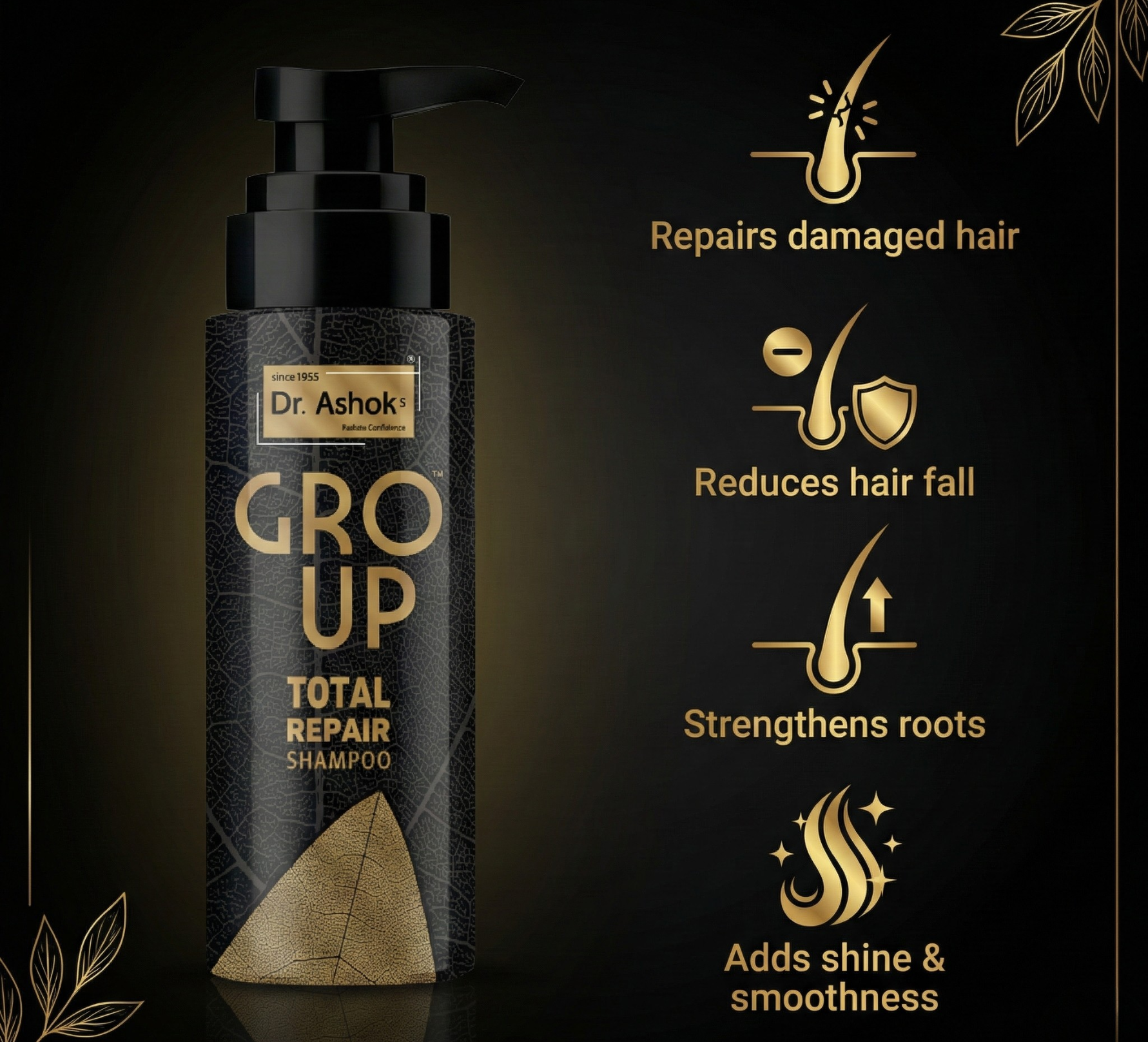 Dr. Ashok’s Gro Up Total Repair Shampoo - Image 4