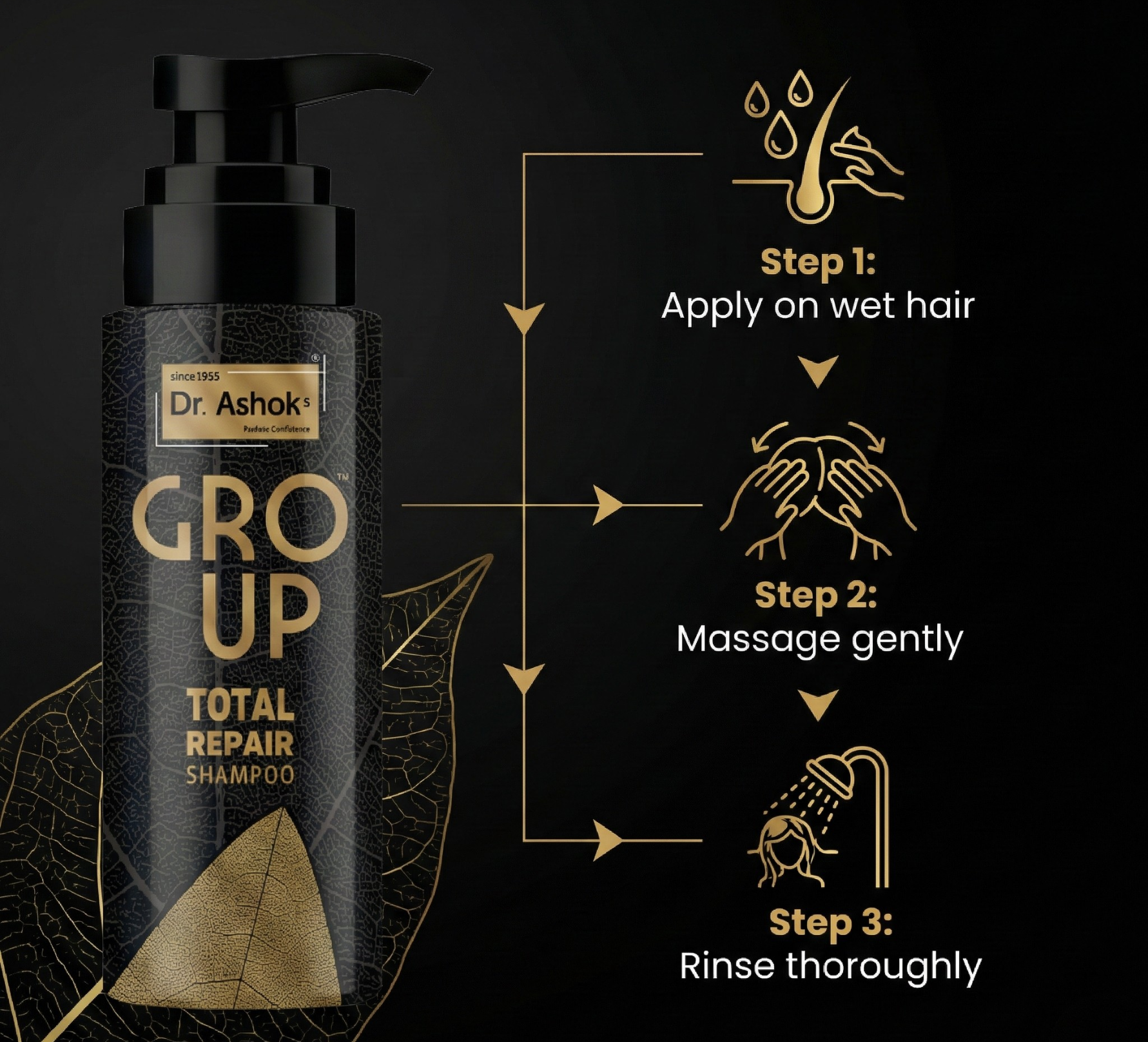 Dr. Ashok’s Gro Up Total Repair Shampoo - Image 5