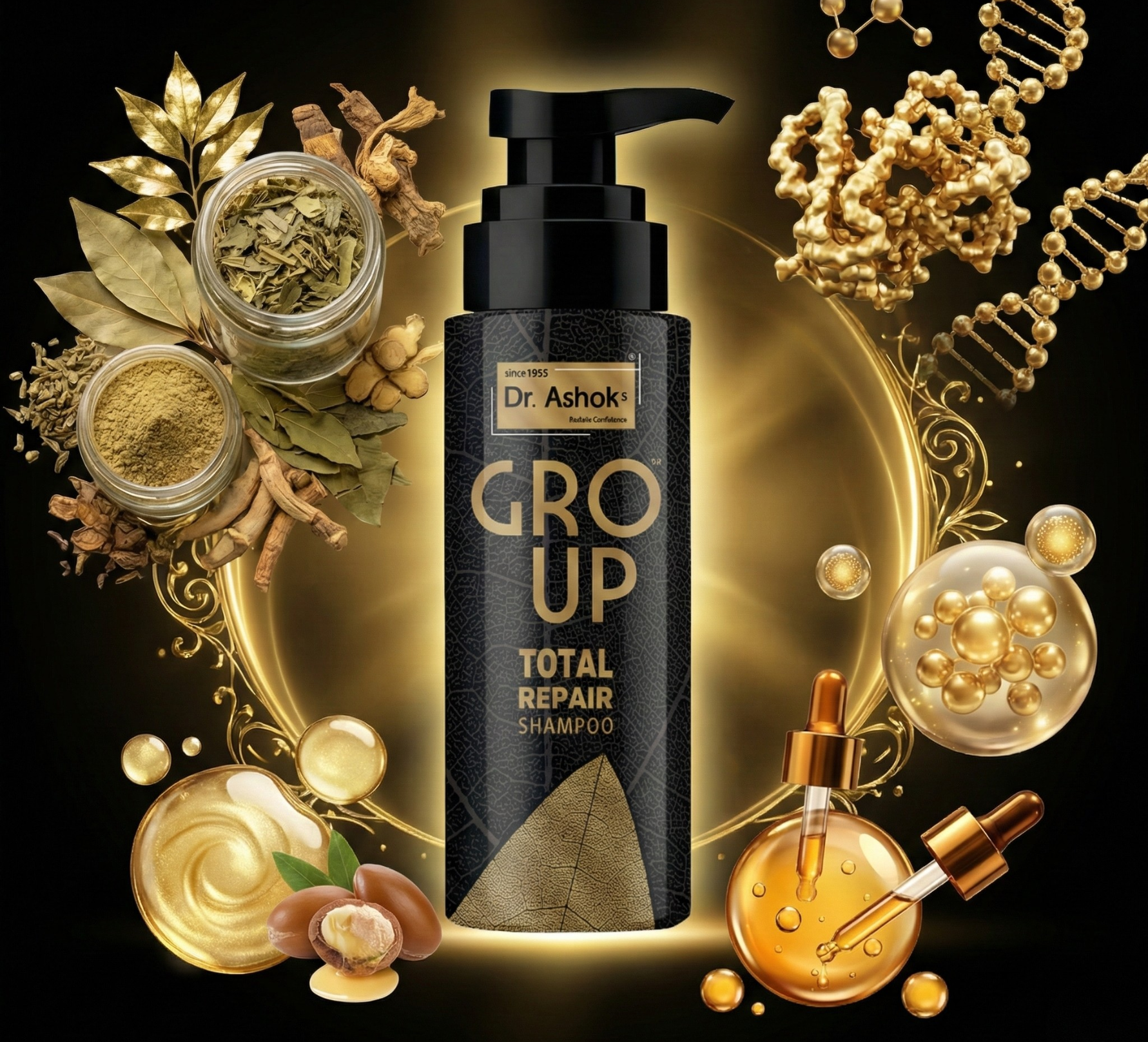 Dr. Ashok’s Gro Up Total Repair Shampoo - Image 2
